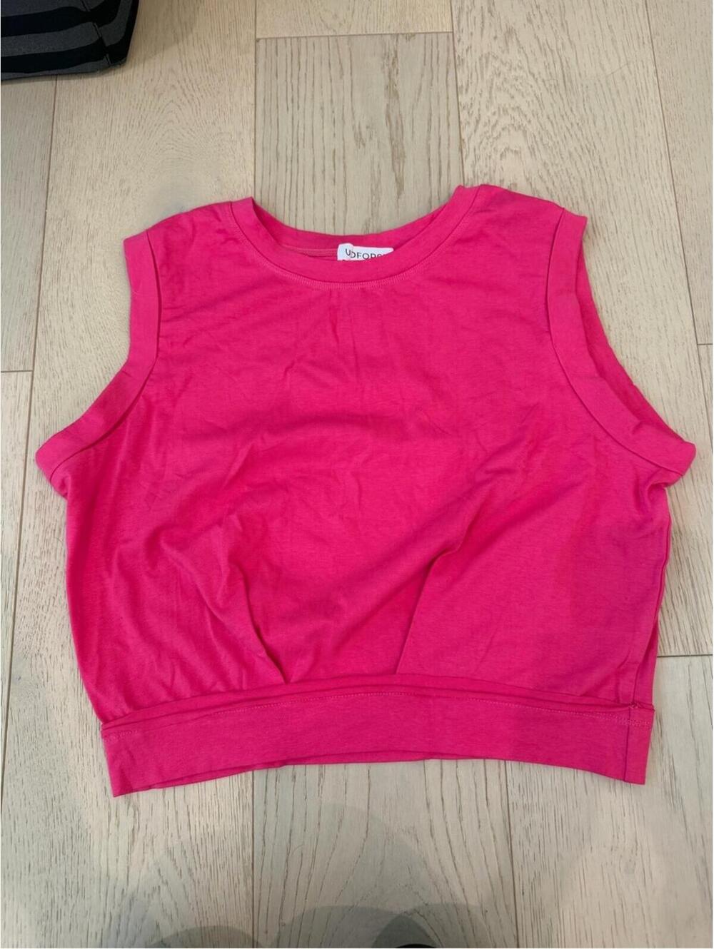 Gymboree Bright Pink Cropped Tank Top